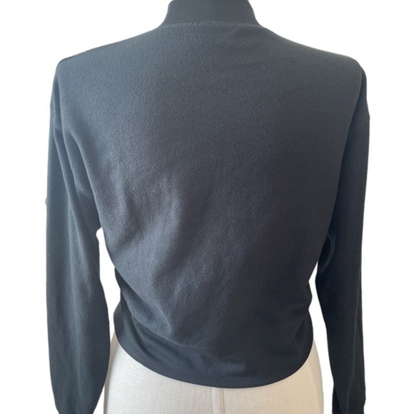 Abound sweater crop teddy bear long
sleeve crew neck NWT top black Sz Small - Picture 9 of 9